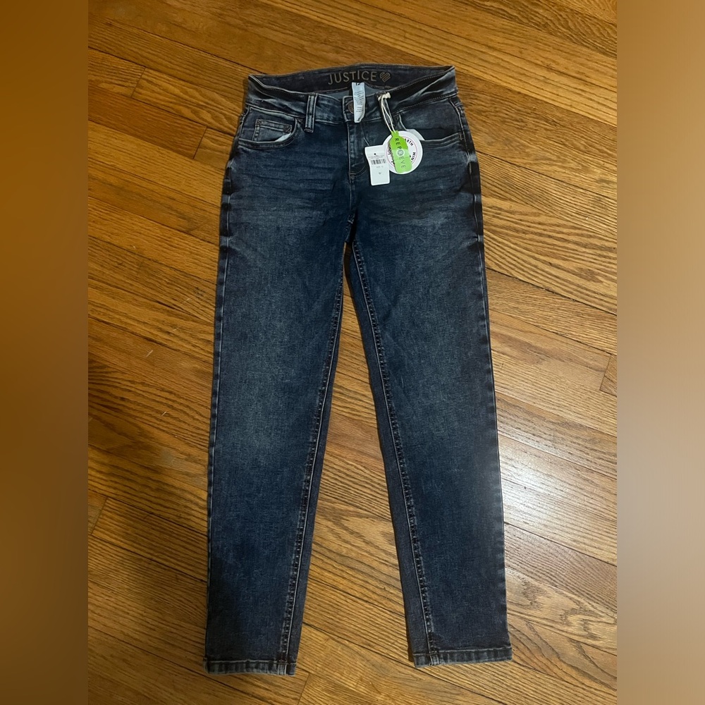 Girls skinny jeans by Justice size 12